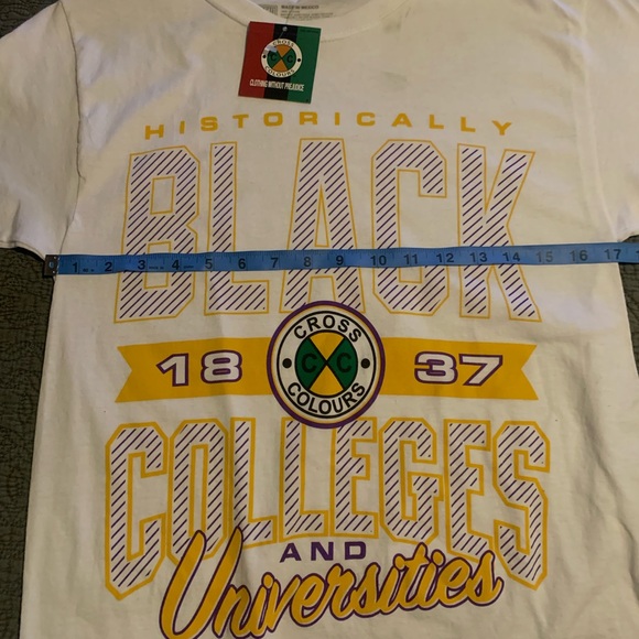 Cross Colours White Short Sleeve Tee - Picture 2 of 7